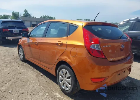 2015 Hyundai Accent Gs z USA, uszkodzony, nr VIN KMHCT5AE8FU199520